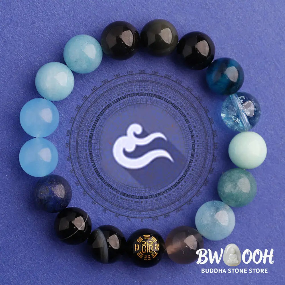 Buddha Stones Five Elements Various Agate Balance Luck Bracelet - BWOOOH - Bracelet