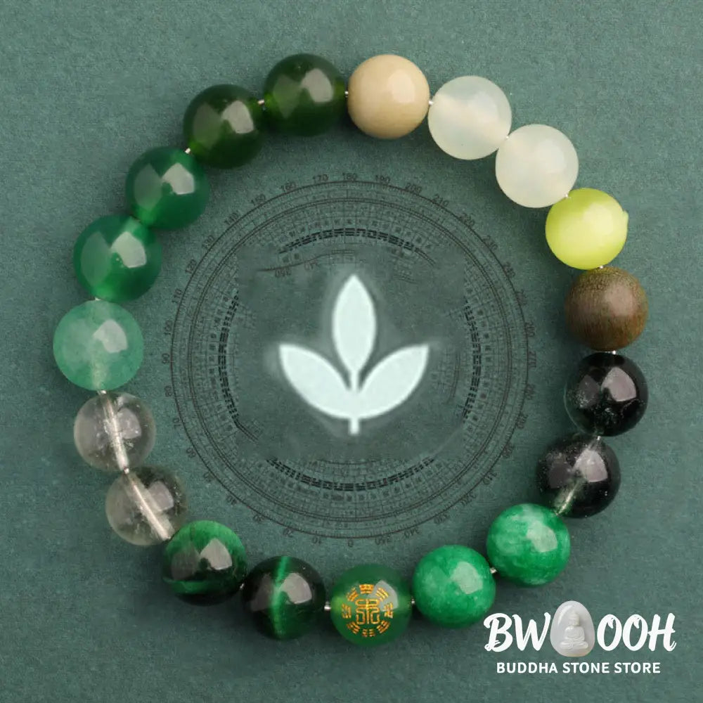 Buddha Stones Five Elements Various Agate Balance Luck Bracelet - BWOOOH - Bracelet