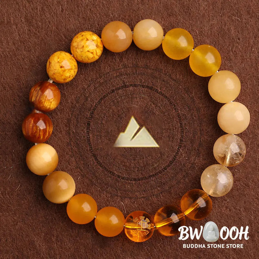 Buddha Stones Five Elements Various Agate Balance Luck Bracelet - BWOOOH - Bracelet
