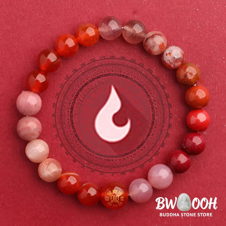 Buddha Stones Five Elements Various Agate Balance Luck Bracelet - BWOOOH - Bracelet