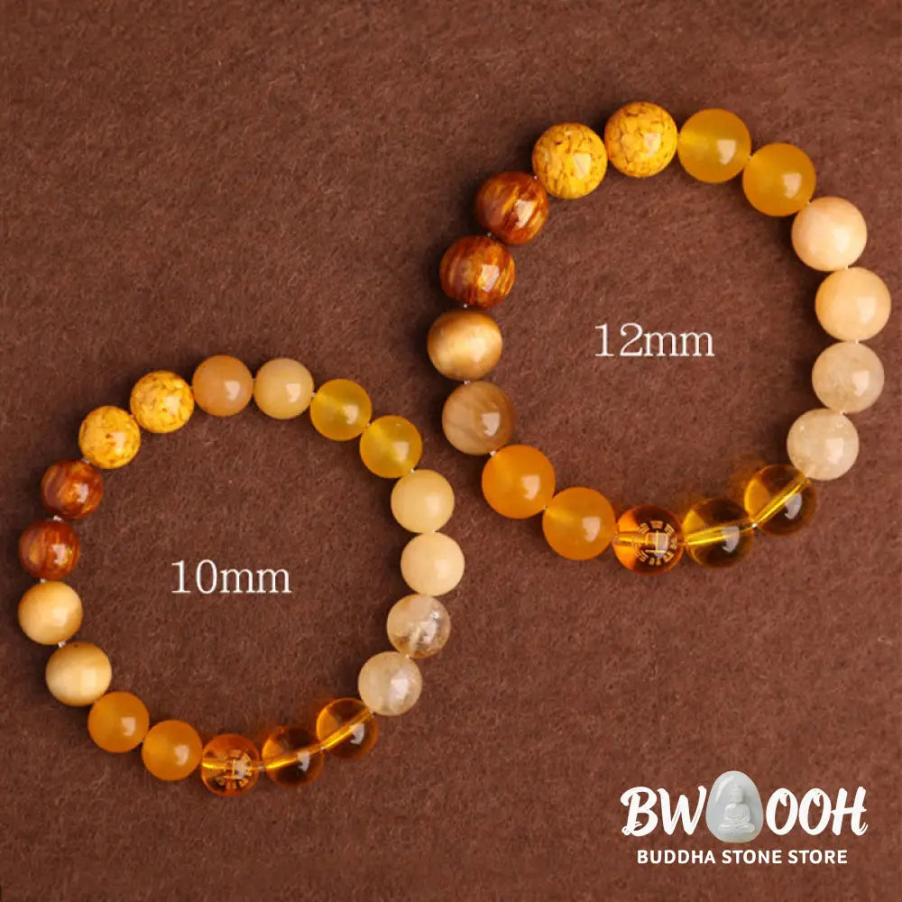 Buddha Stones Five Elements Various Agate Balance Luck Bracelet - BWOOOH - Bracelet
