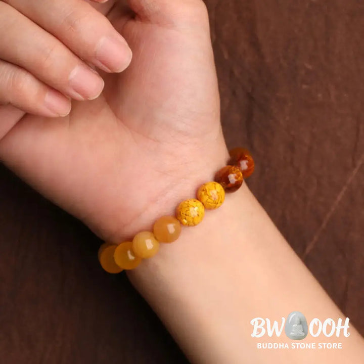 Buddha Stones Five Elements Various Agate Balance Luck Bracelet - BWOOOH - Bracelet