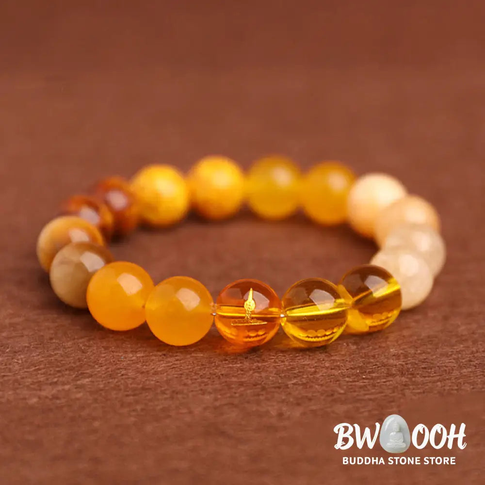 Buddha Stones Five Elements Various Agate Balance Luck Bracelet - BWOOOH - Bracelet