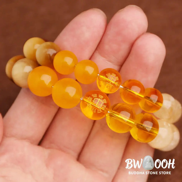 Buddha Stones Five Elements Various Agate Balance Luck Bracelet - BWOOOH - Bracelet