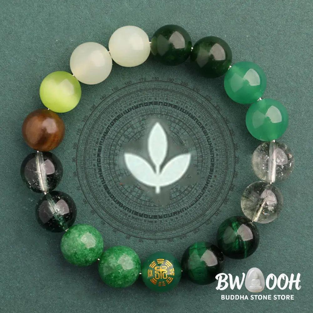 Buddha Stones Five Elements Various Agate Balance Luck Bracelet - BWOOOH - Bracelet