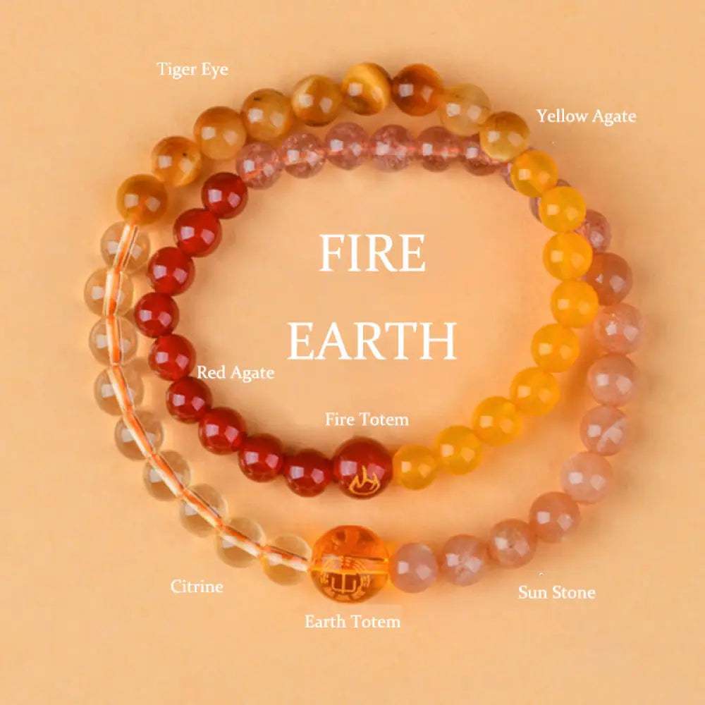 Buddha Stones Five Elements Various Agate Crystal Pearl Black Onyx White Agate White Crystal Luck Bracelet - BWOOOH