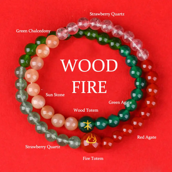 Buddha Stones Five Elements Various Agate Crystal Pearl Black Onyx White Agate White Crystal Luck Bracelet - BWOOOH