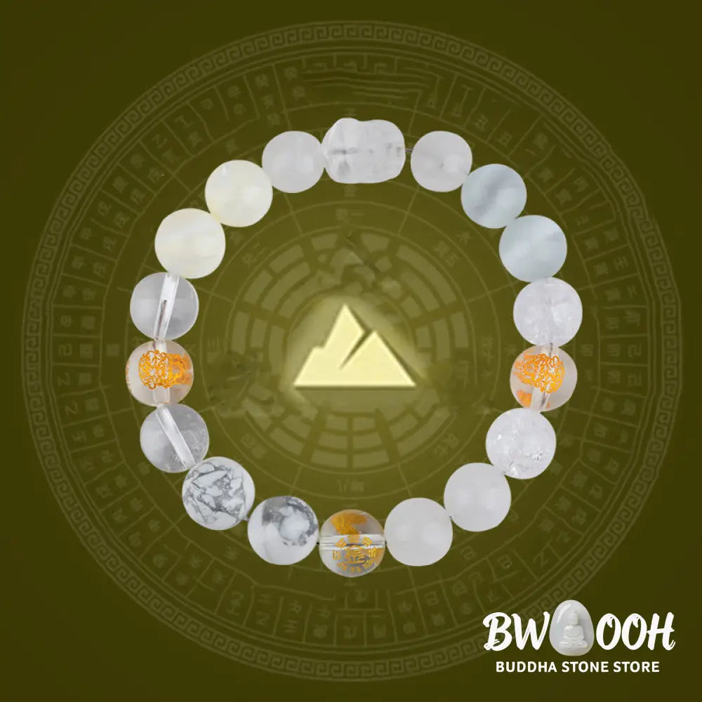 Buddha Stones Five Elements Various Crystal Agate Pixiu Wealth Bracelet - BWOOOH - Bracelet