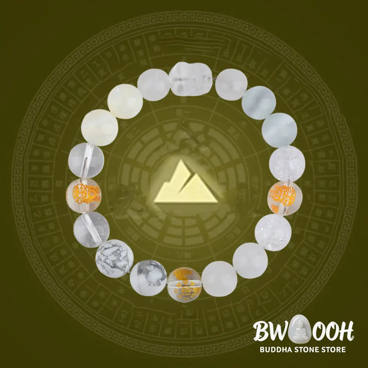 Buddha Stones Five Elements Various Crystal Agate Pixiu Wealth Bracelet - BWOOOH - Bracelet