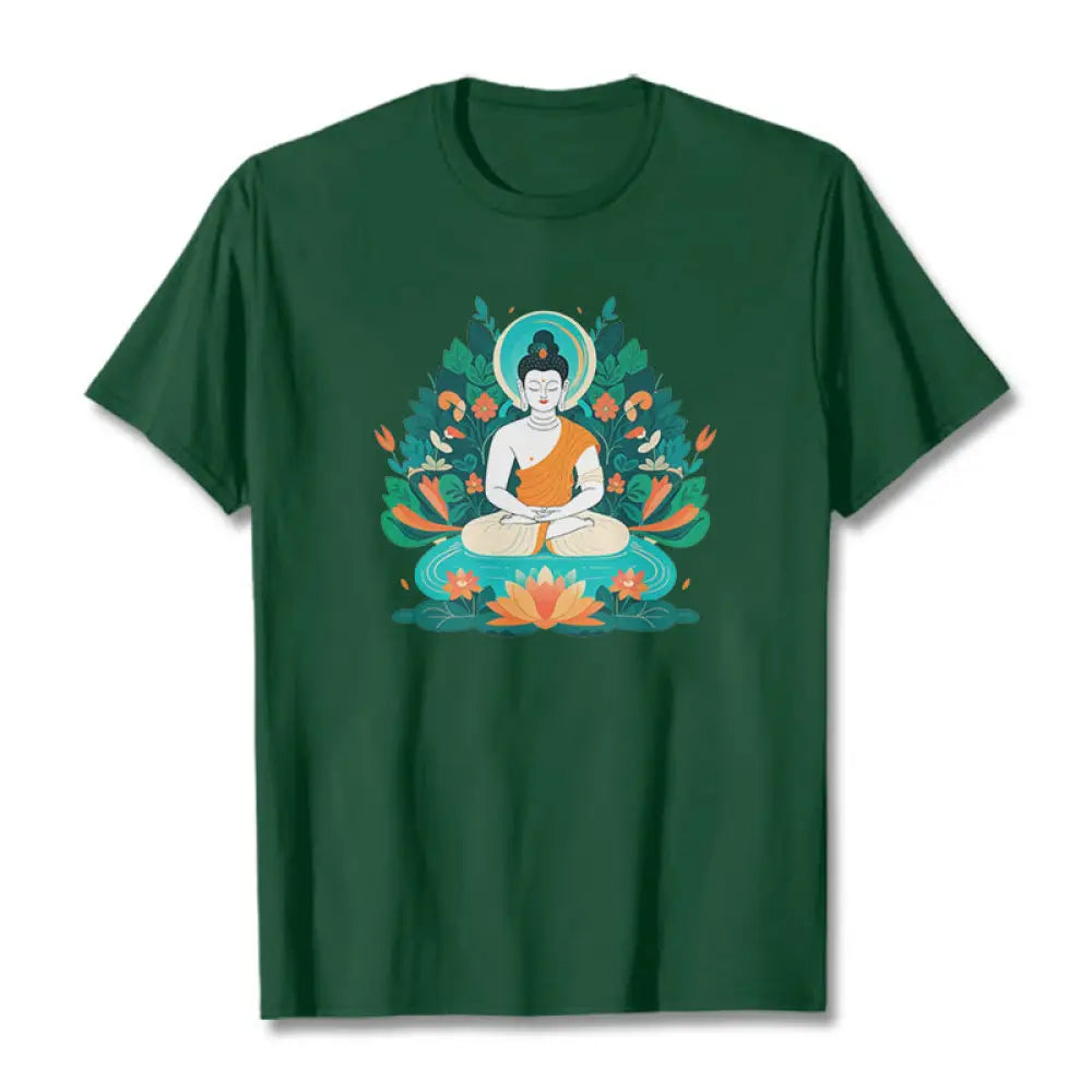 BWOOOH handcrafted Bodhisattva statue - Flower Grass Lotus Bodhisattva Tee 