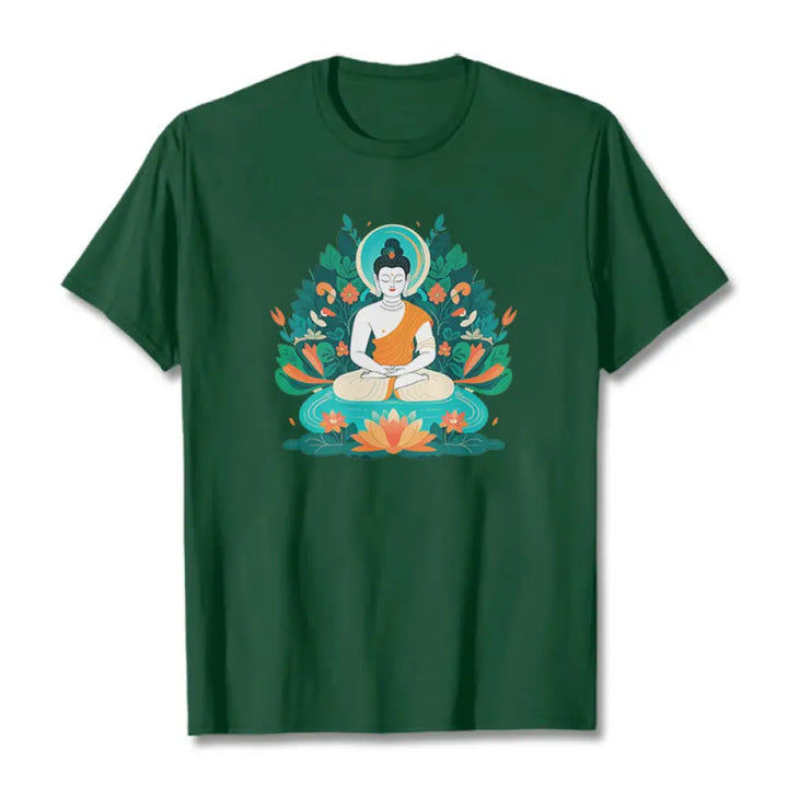 BWOOOH handcrafted Bodhisattva statue - Flower Grass Lotus Bodhisattva Tee 