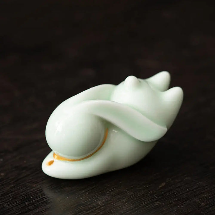 BWOOOH ceramic incense burner - Flying Rabbit Bamboo Mat Healing Ce