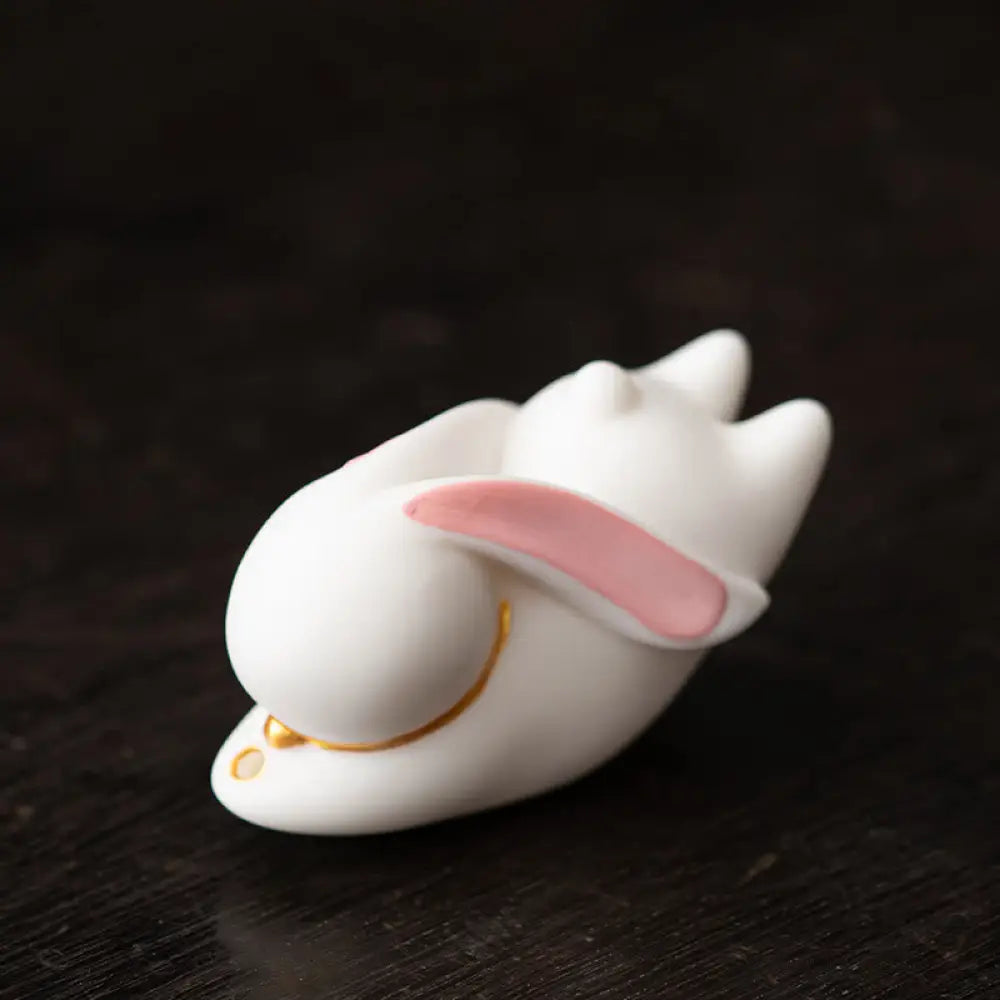BWOOOH ceramic incense burner - Flying Rabbit Bamboo Mat Healing Ce