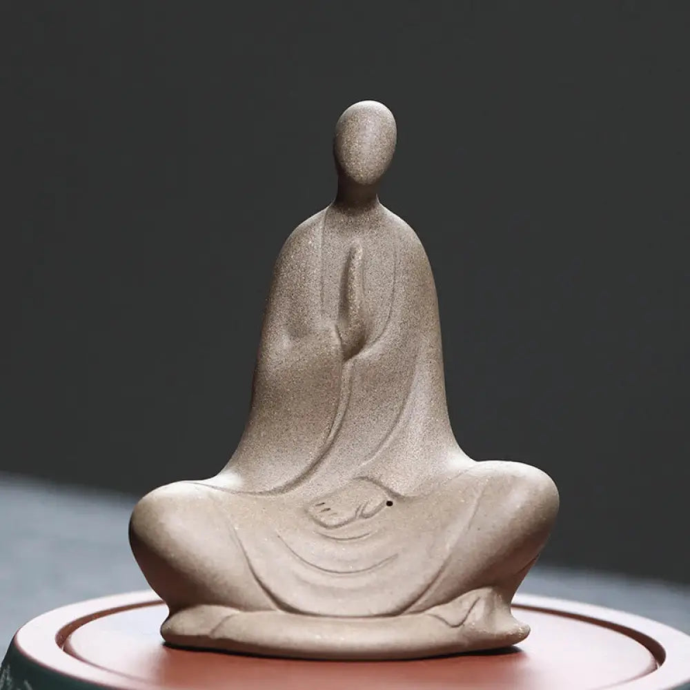 BWOOOH handcrafted Buddha statue - Formless Buddha Prayering Ceramic S
