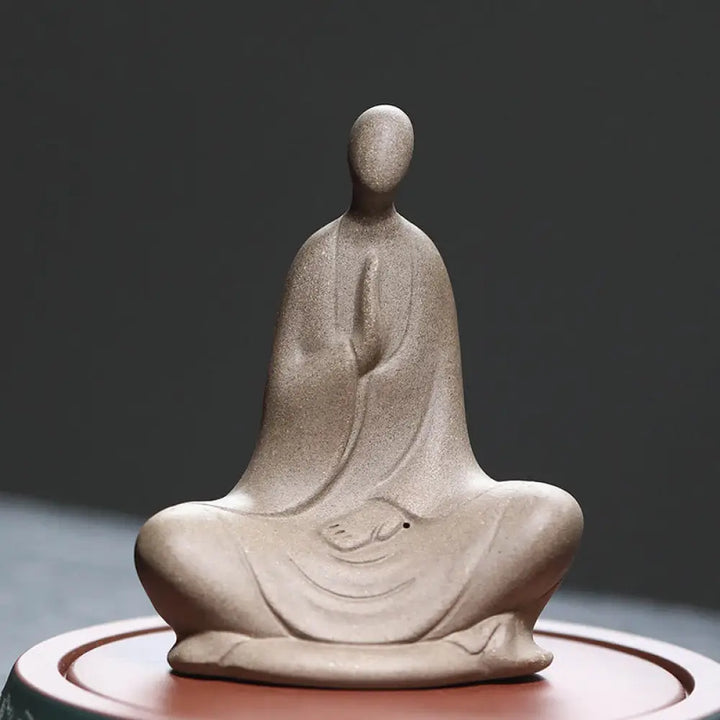BWOOOH handcrafted Buddha statue - Formless Buddha Prayering Ceramic S