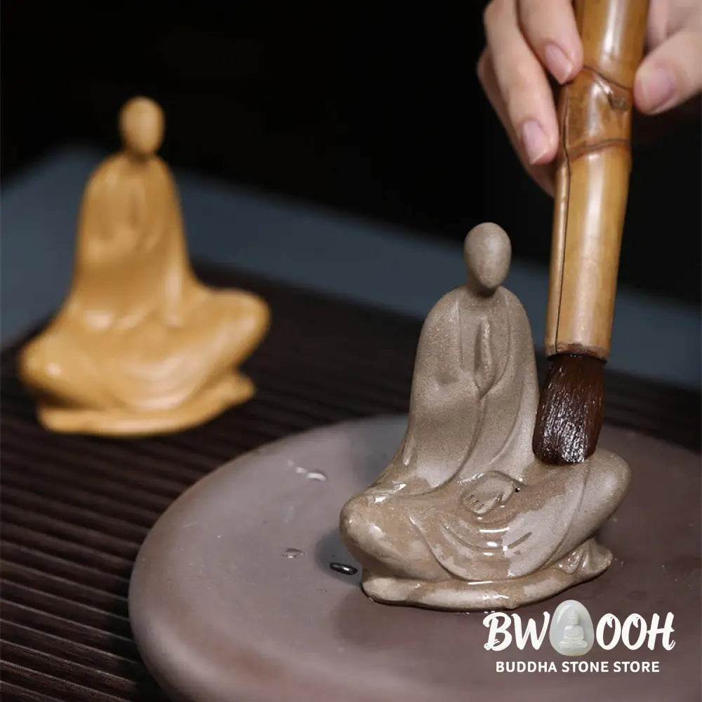 BWOOOH handcrafted Buddha statue - Formless Buddha Prayering Ceramic S