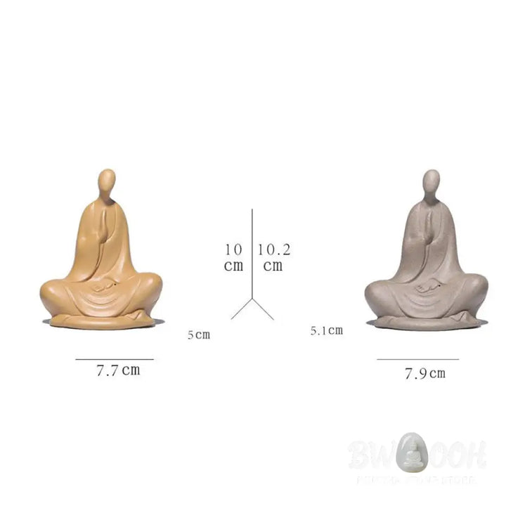 BWOOOH handcrafted Buddha statue - Formless Buddha Prayering Ceramic S