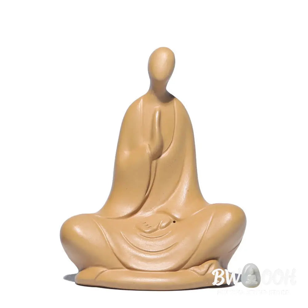 BWOOOH handcrafted Buddha statue - Formless Buddha Prayering Ceramic S
