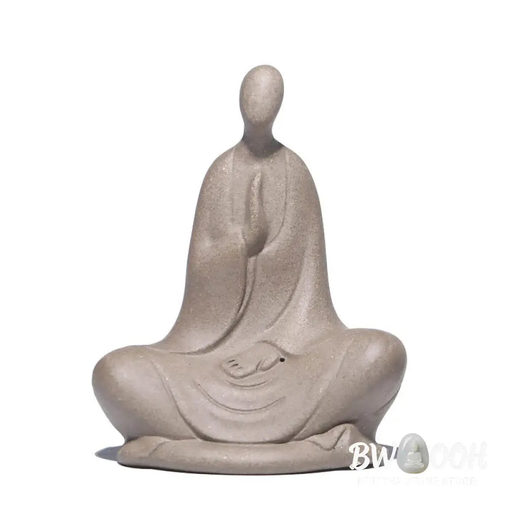 BWOOOH handcrafted Buddha statue - Formless Buddha Prayering Ceramic S