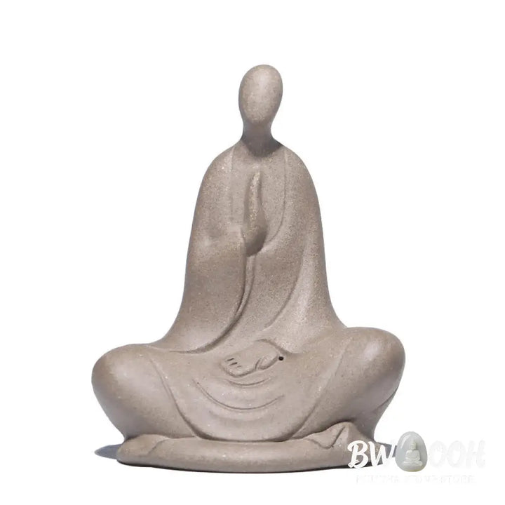 BWOOOH handcrafted Buddha statue - Formless Buddha Prayering Ceramic S