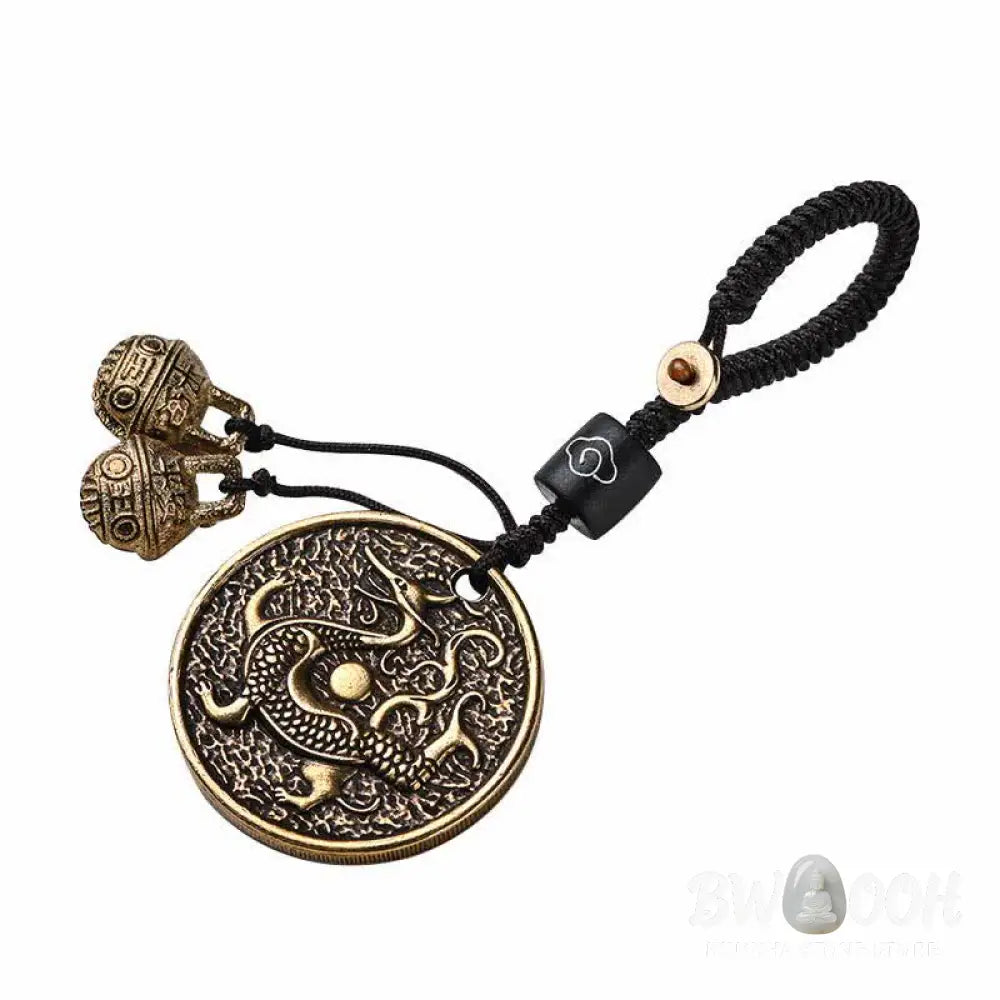 Buddha Stones Four Symbols Azure Dragon White Tiger Vermilion Bird Black Tortoise Key Chain - Key Chain