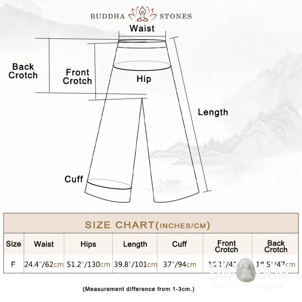 Buddha Stones Frog-Button Sleeveless Cami Midi Dress Ramie Linen Wide Leg Pants With Pockets - Midi Dress&amp;Wide Leg Pants
