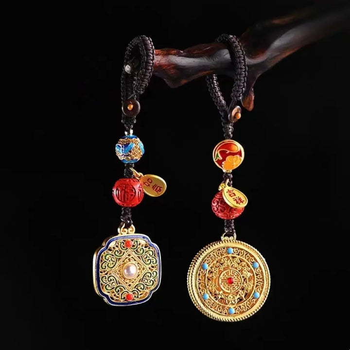 BWOOOH Fu Character Blessing Ruyi Charm Key Chain