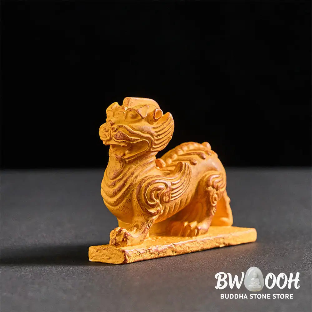 BWOOOH resin Buddha statue - FU Dogs Twins Buddha Square Ding De