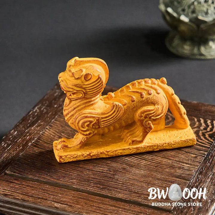 BWOOOH resin Buddha statue - FU Dogs Twins Buddha Square Ding De