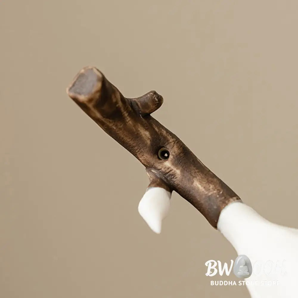 BWOOOH ceramic incense burner - Gardenia Flower Pattern Ceramic Hea