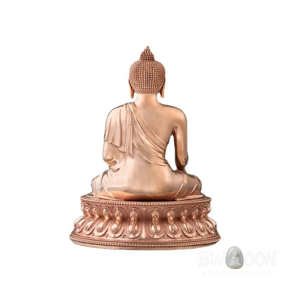BWOOOH Gautama Shakyamuni Buddha Figurine Serenity Copper Statue Home Decoration - 3*2.5*1.5cm - Decorations