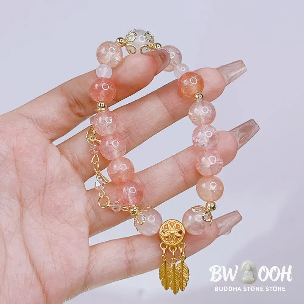 Buddha Stones Glass Bead Dream Catcher Protection Charm Bracelet - BWOOOH - Dream Catchers(Protection♥Luck) - Bracelet