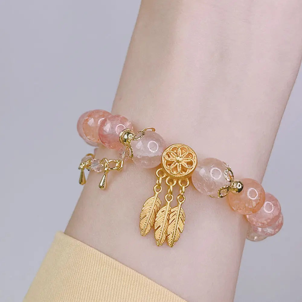 BWOOOH Glass Bead Dream Catcher Protection Charm Bracelet - BWOOOH - Dream Catchers(Protection♥Luck) - Bracelet