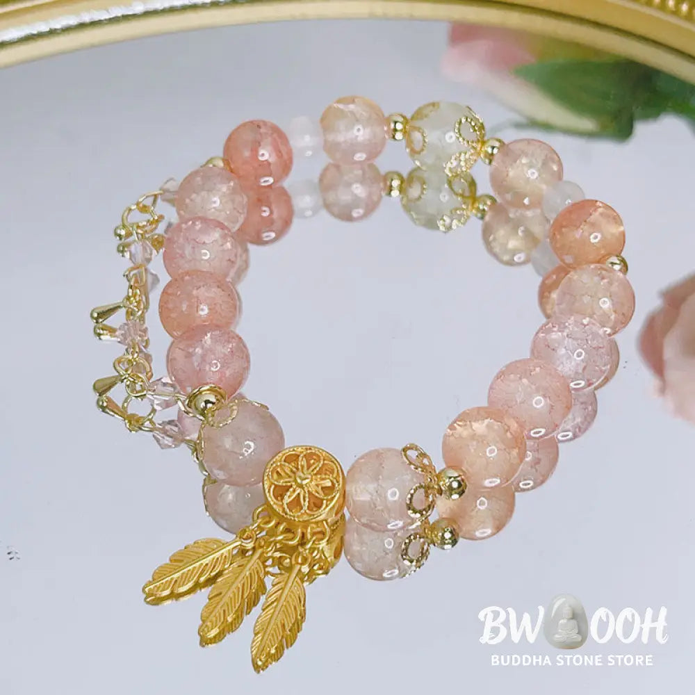 Buddha Stones Glass Bead Dream Catcher Protection Charm Bracelet - BWOOOH - Dream Catchers(Protection♥Luck) - Bracelet