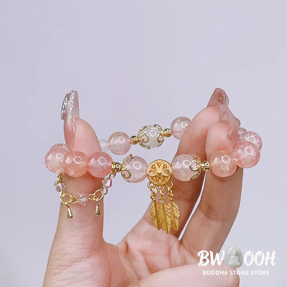 Buddha Stones Glass Bead Dream Catcher Protection Charm Bracelet - BWOOOH - Dream Catchers(Protection♥Luck) - Bracelet