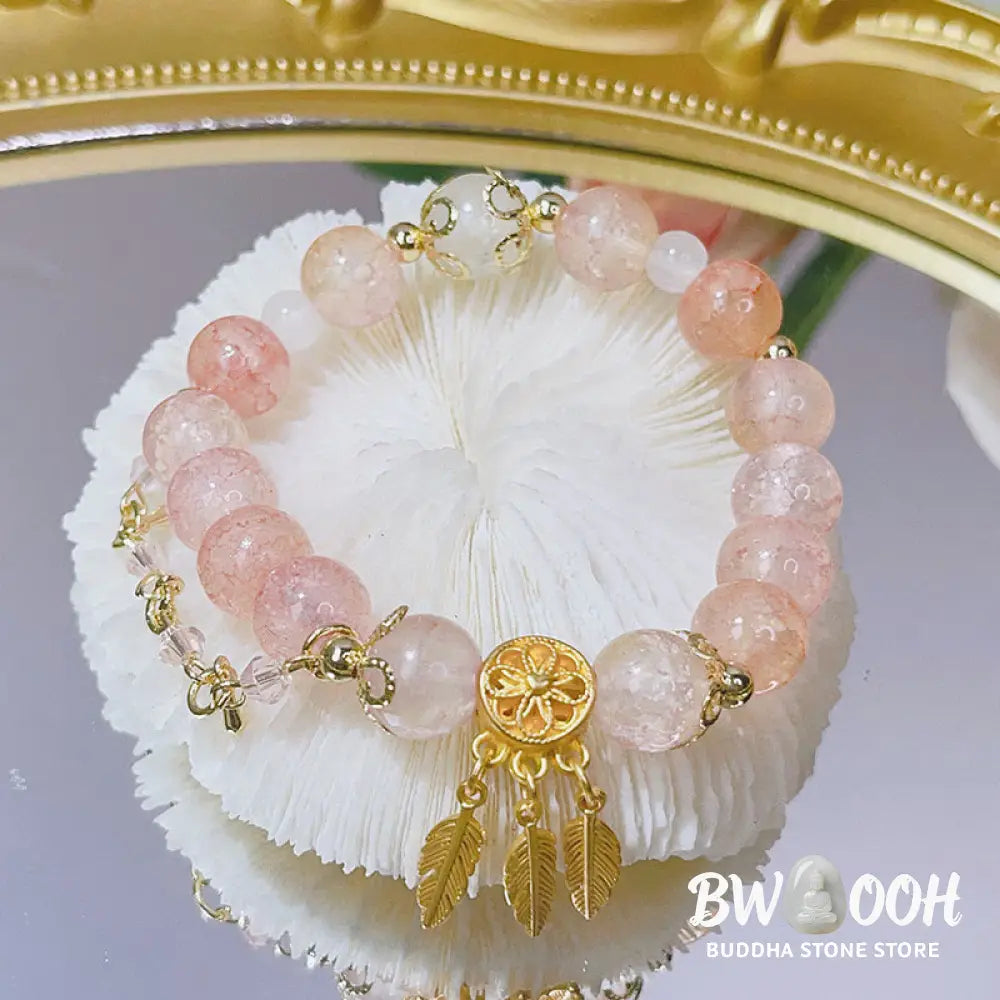 Buddha Stones Glass Bead Dream Catcher Protection Charm Bracelet - BWOOOH - Dream Catchers(Protection♥Luck) - Bracelet