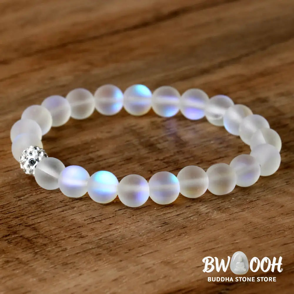 Buddha Stones Glitter Stone Zircon Healing Bracelet - BWOOOH - Glitter Stone(Wrist Circumference: 14-16cm) - Bracelet