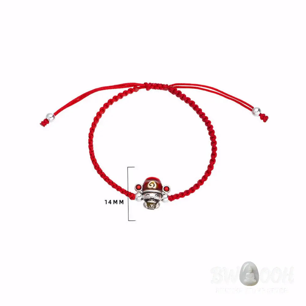 Buddha Stones God of Wealth Handmade Thread Luck Strength Braid Bracelet - BWOOOH - Bracelet