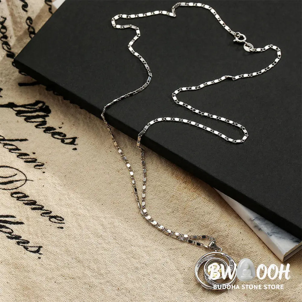 Buddha Stones Gold plated Copper Brass Rotatable Windmill Luck Necklace Pendant - BWOOOH - Necklaces &amp; Pendants