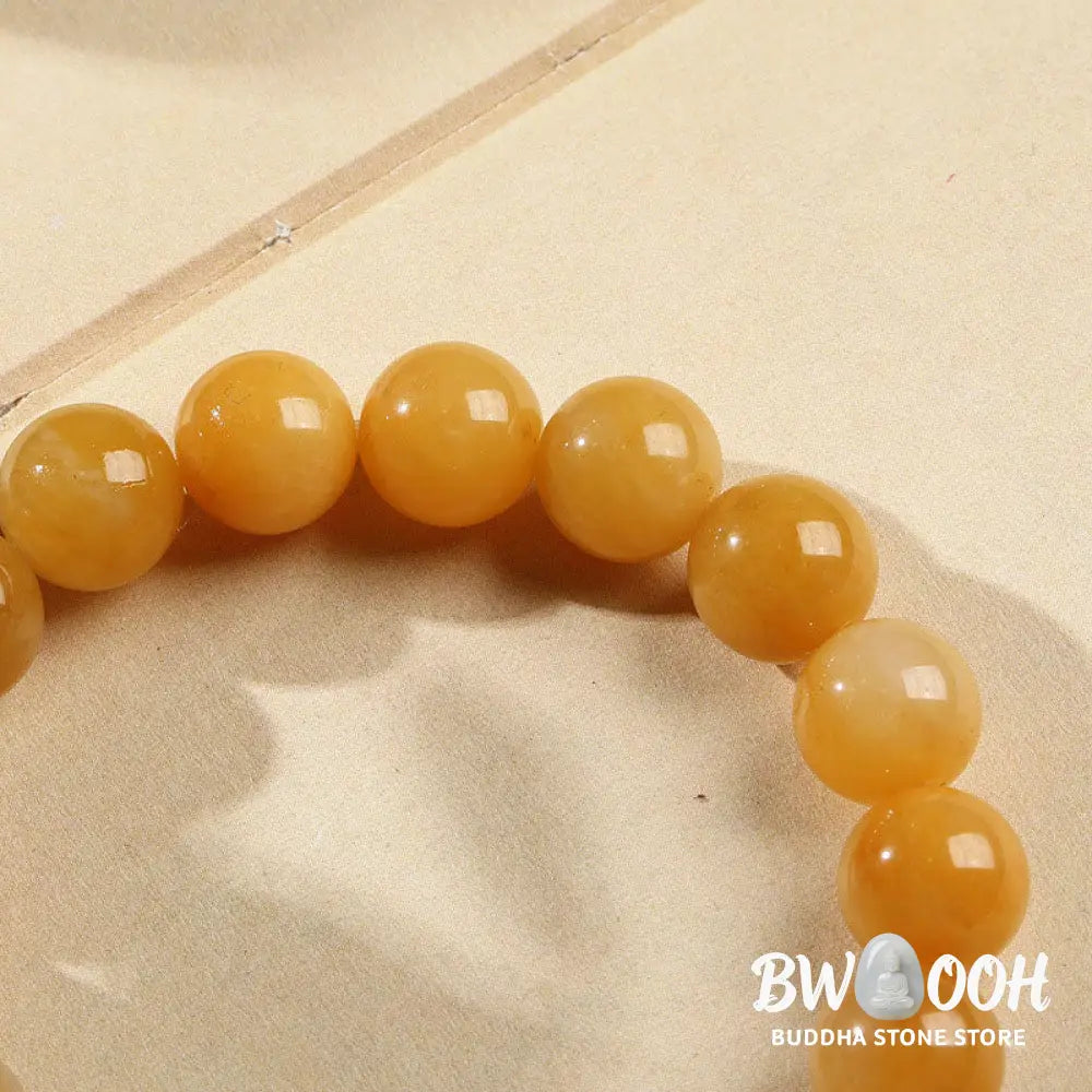 Buddha Stones Golden Silk Jade Pixiu Wealth Bracelet - BWOOOH - Golden Silk Jade - Bracelet