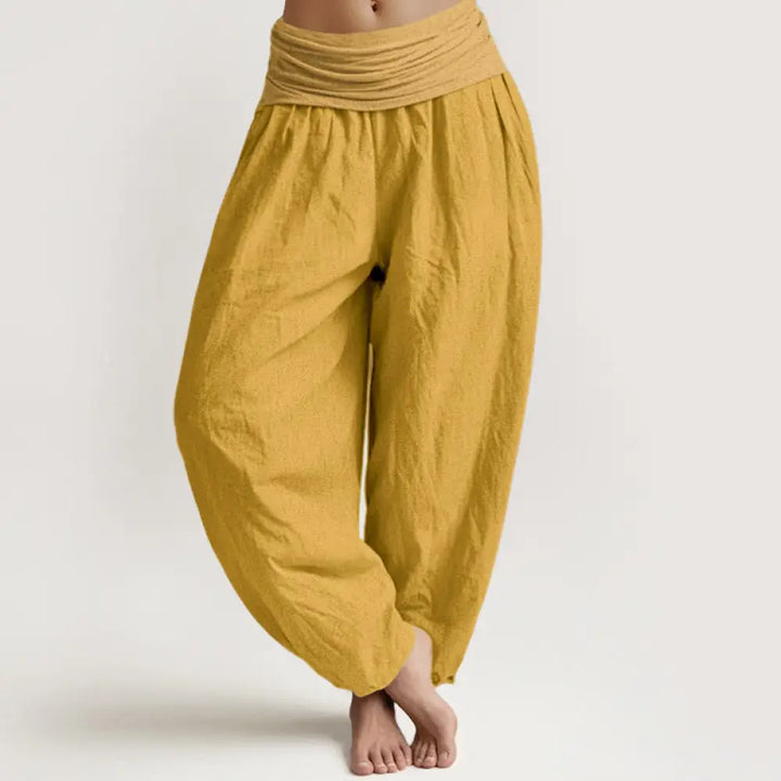 BWOOOH printed harem pants - Goldenrod Women&