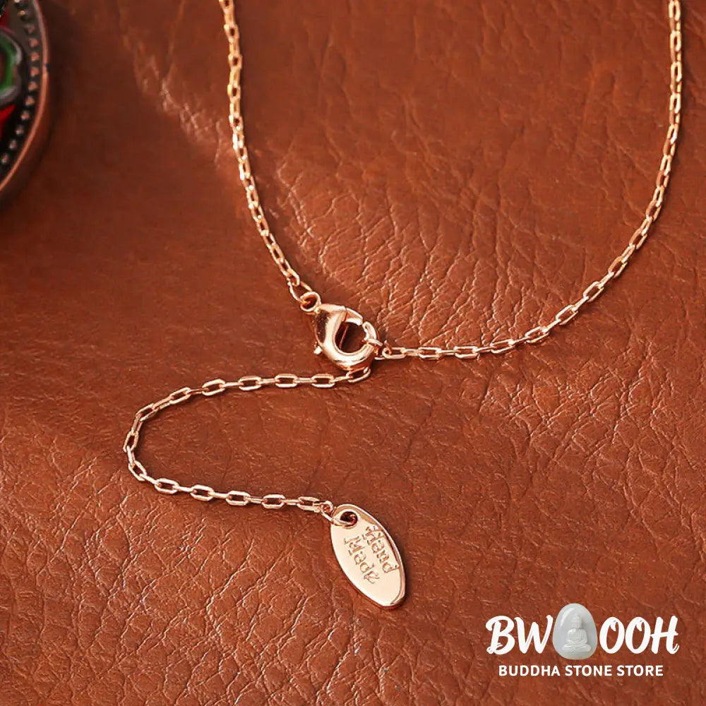 Buddha Stones Gourd Hollow Design Copper Protection Necklace Pendant - BWOOOH - Gourd(Pendant Size: About 3*1.5cm)