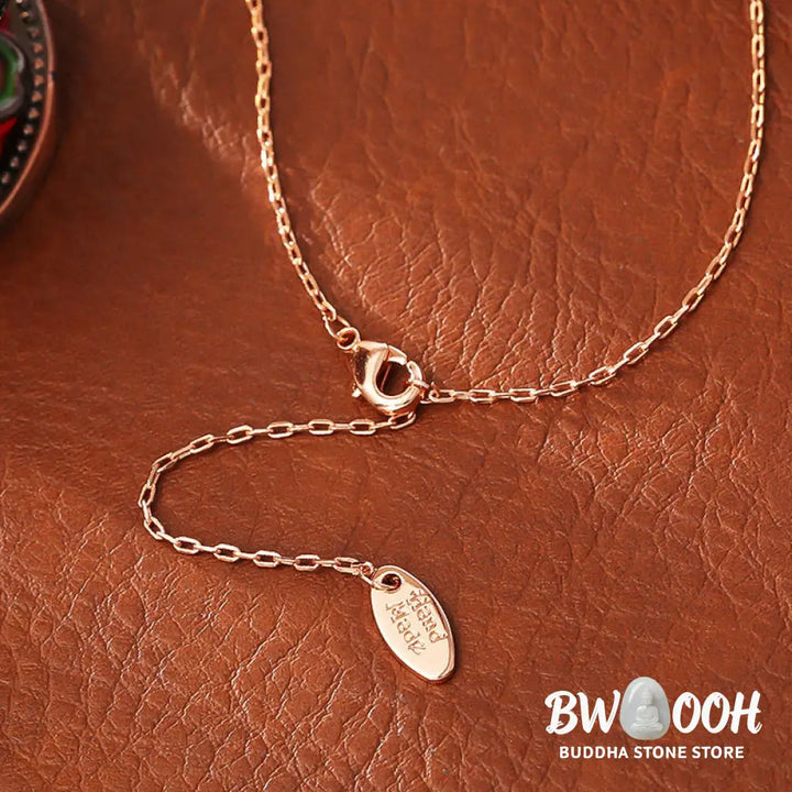 Buddha Stones Gourd Hollow Design Copper Protection Necklace Pendant - BWOOOH - Gourd(Pendant Size: About 3*1.5cm)