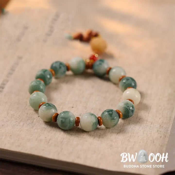 BWOOOH Gradient Bodhi Seed Om Mani Padme Hum Carved Zakir