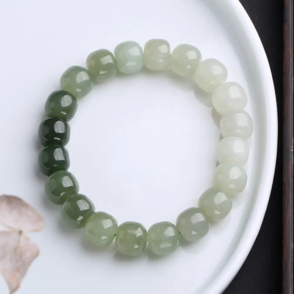 BWOOOH Gradient Jade Luck Blessing Bracelet - BWOOOH - Gradient Jade - Bracelet