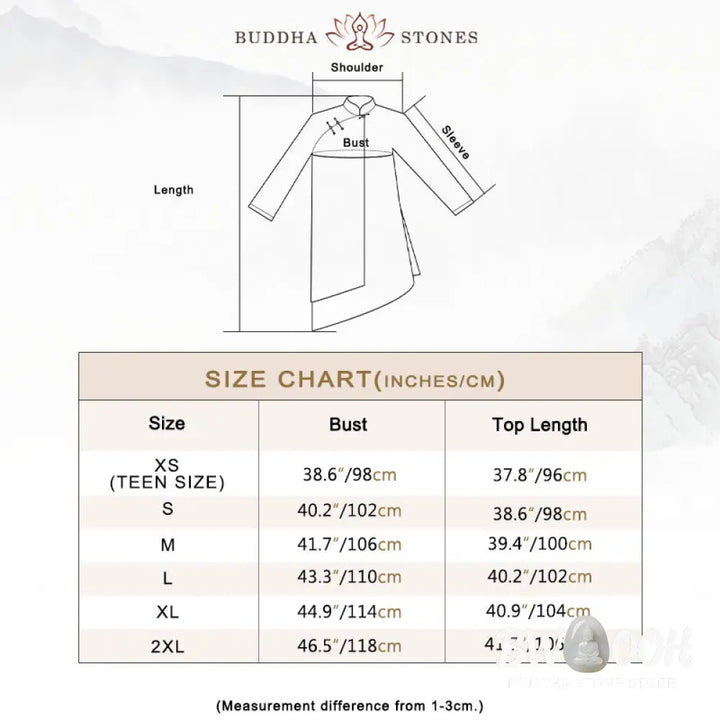 Buddha Stones Gradient Painting Meditation Prayer Spiritual Zen Tai Chi Qigong Practice Unisex Clothing Set - Clothes