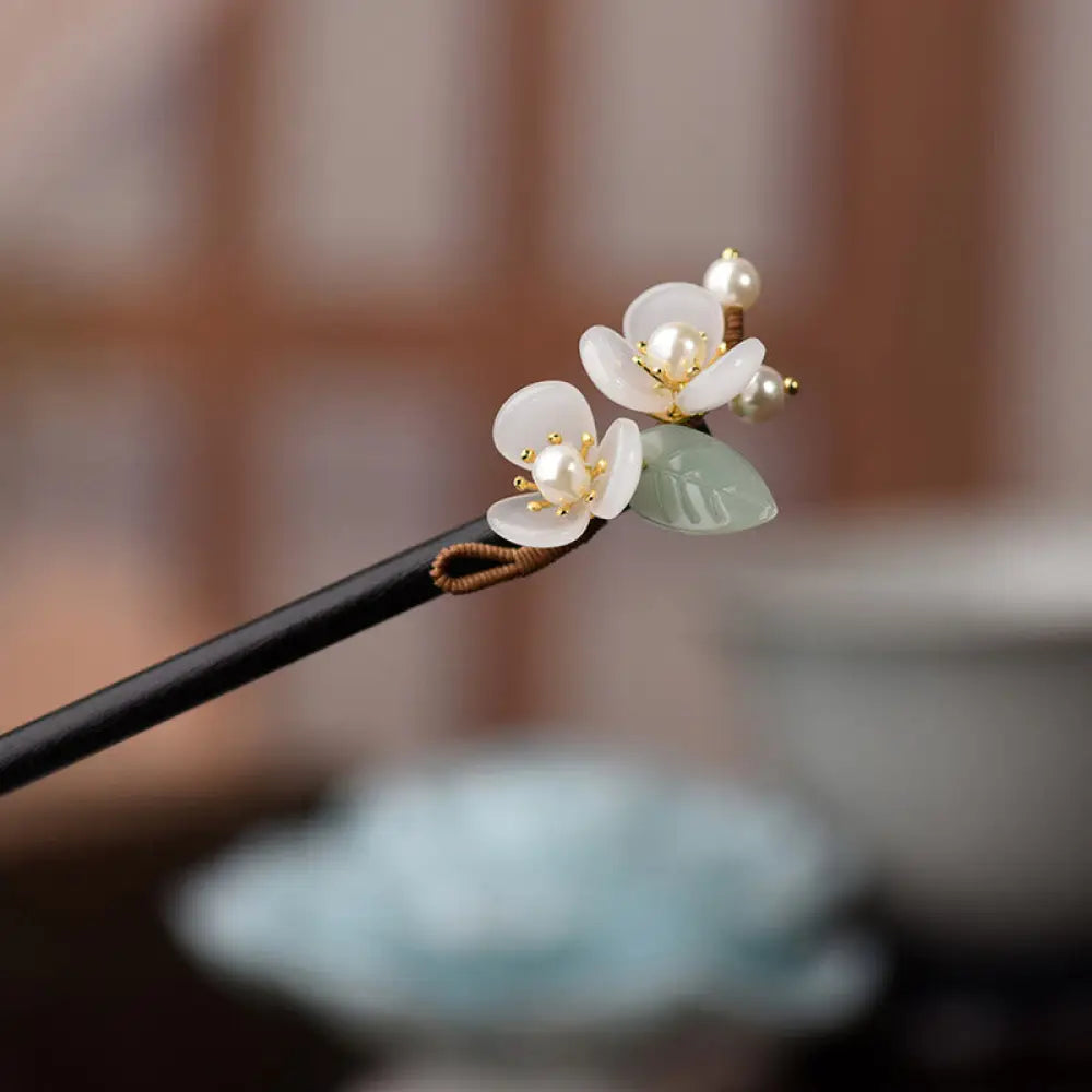 BWOOOH Grain Wood Liuli Magnolia Flowers Pearl Protection