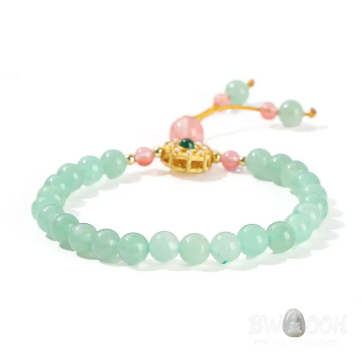 Buddha Stones Green Aventurine Luck Bead Tassel Bracelet - BWOOOH - Green Aventurine(Luck♥Positivity) - Bracelet