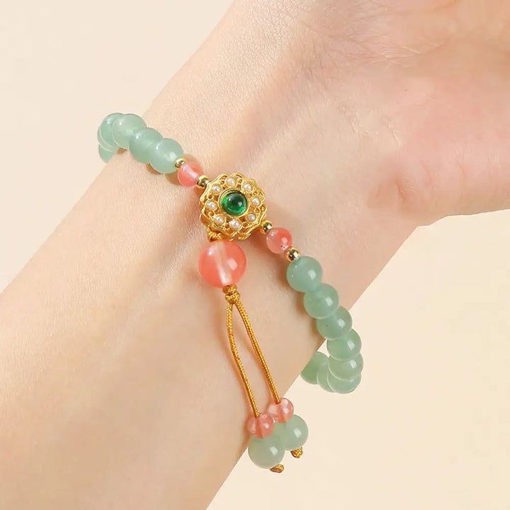 BWOOOH Green Aventurine Luck Bead Tassel Bracelet - BWOOOH - Green Aventurine(Luck♥Positivity) - Bracelet