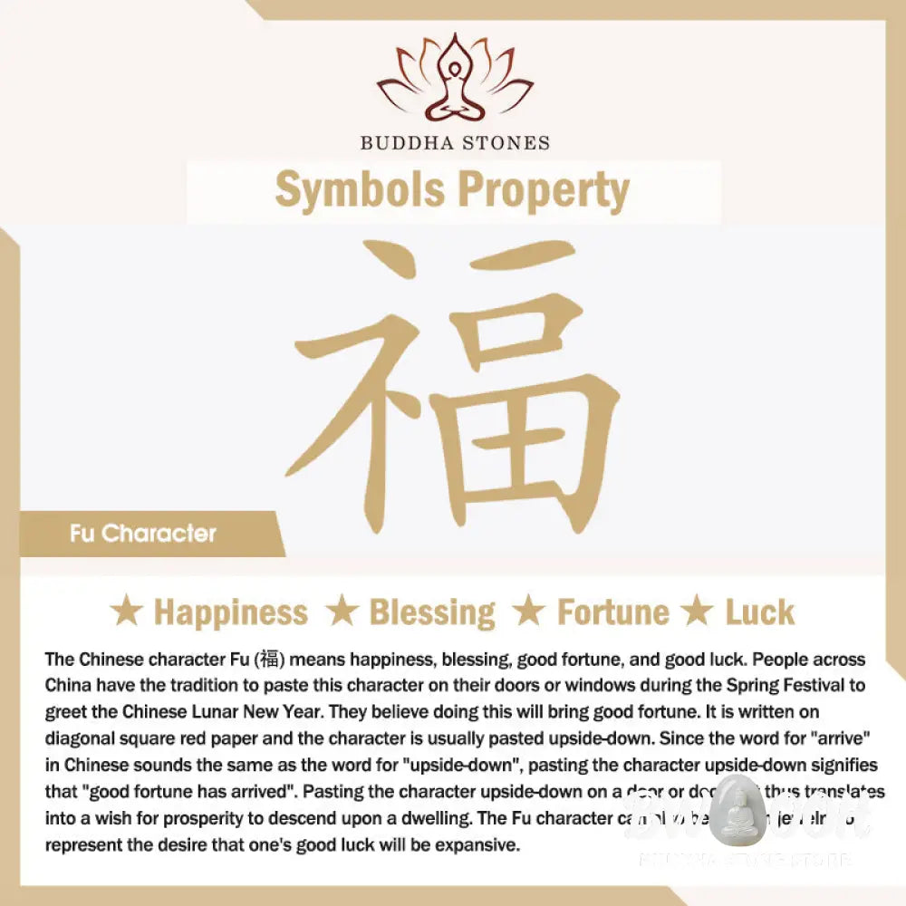 Buddha Stones Green Jade Flower Fu Character Charm Luck Bracelet - BWOOOH - Jade(Wrist Circumference 14-16cm) - Bracelet